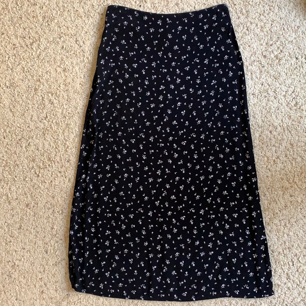 Floral Midi Skirt